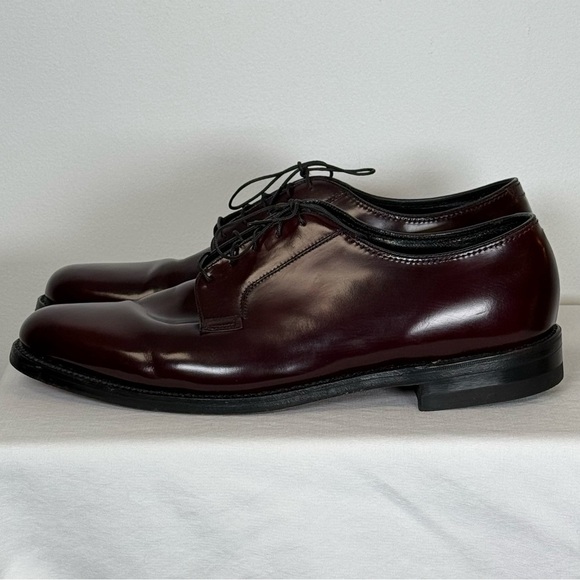 Florsheim Style 30834 Plain Toe Blucher Dress Shoe Dark Burgundy Men’s Size 12D - Picture 4 of 16